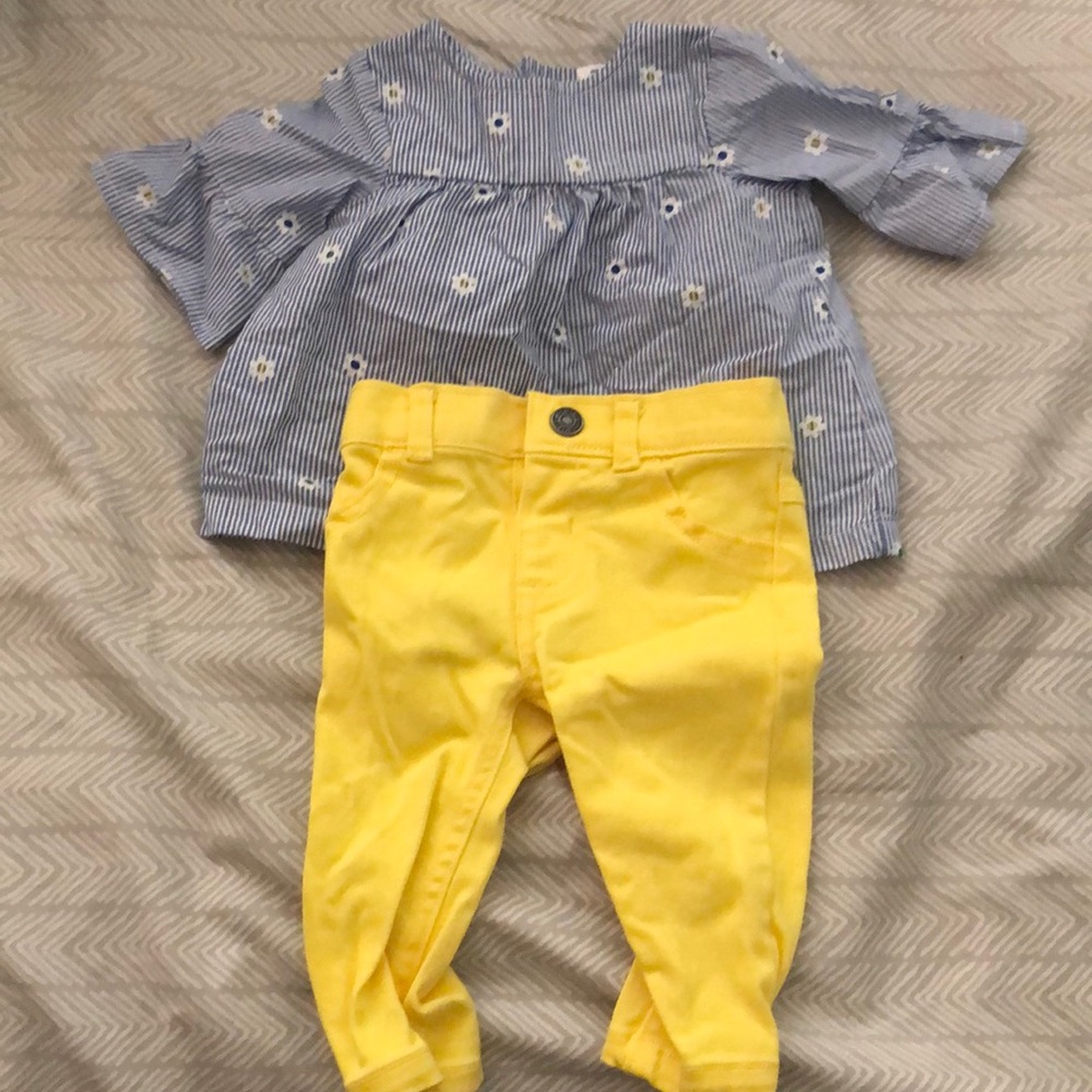 Carters daisy springtime outfit 3mo
